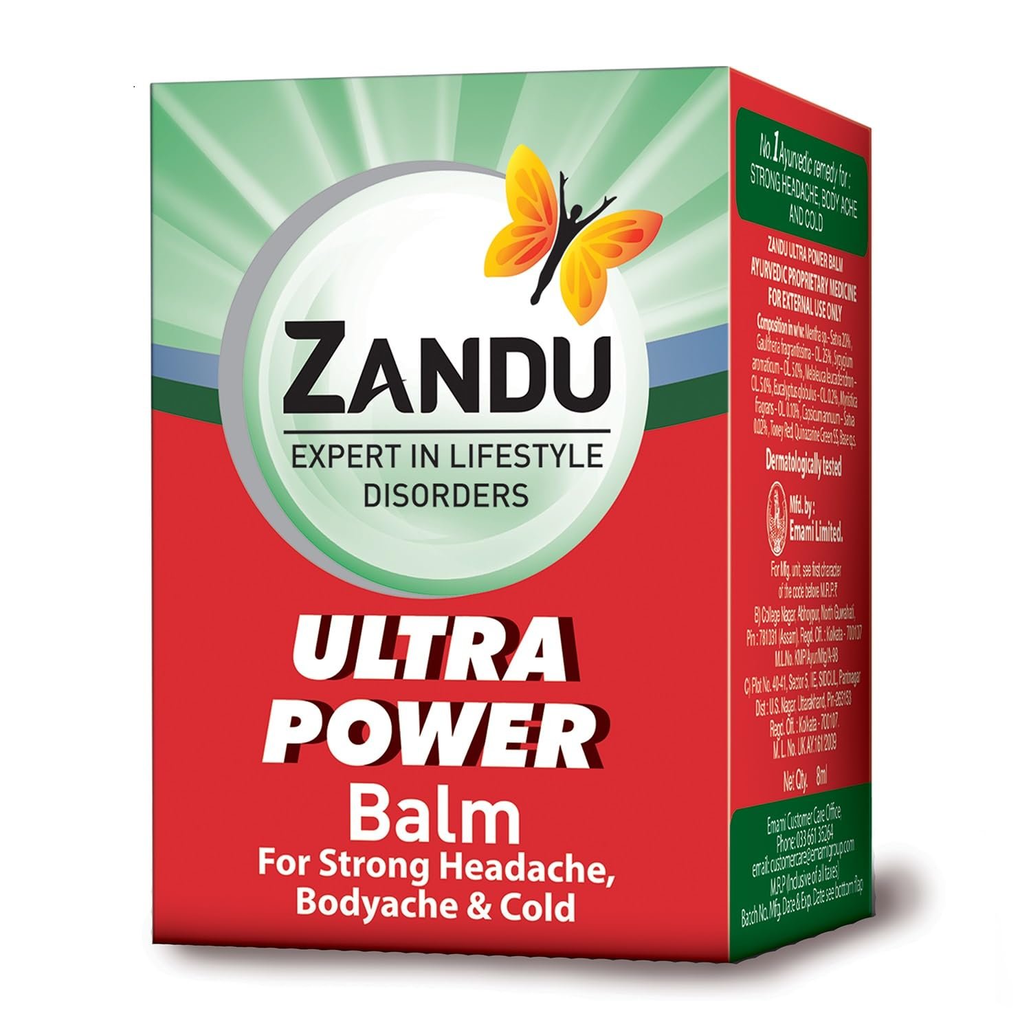 ZANDU ULTRA POWER BALM 8ML