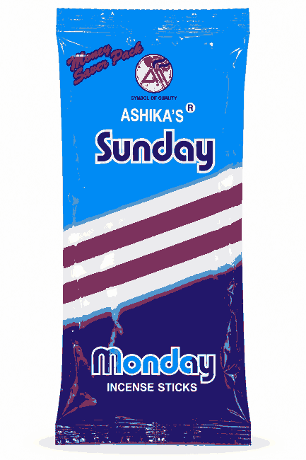 ASHIKAS SUNDAY MONDAY AGRABATTI 90G