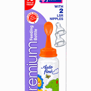 AUTO FLOW PREMIUM 2 LSR NIPPELES FEEDING BOTTLE 250ML