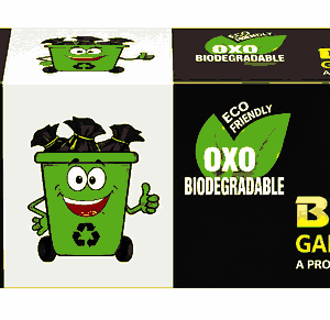 BLACK GARBAGE BAGS LARGE 15BAGS
