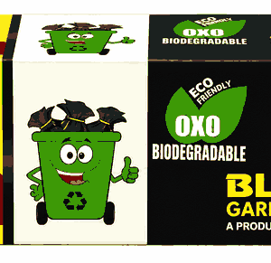 BLACK GARBAGE BAGS SMALL 30BAGS 43*48CM