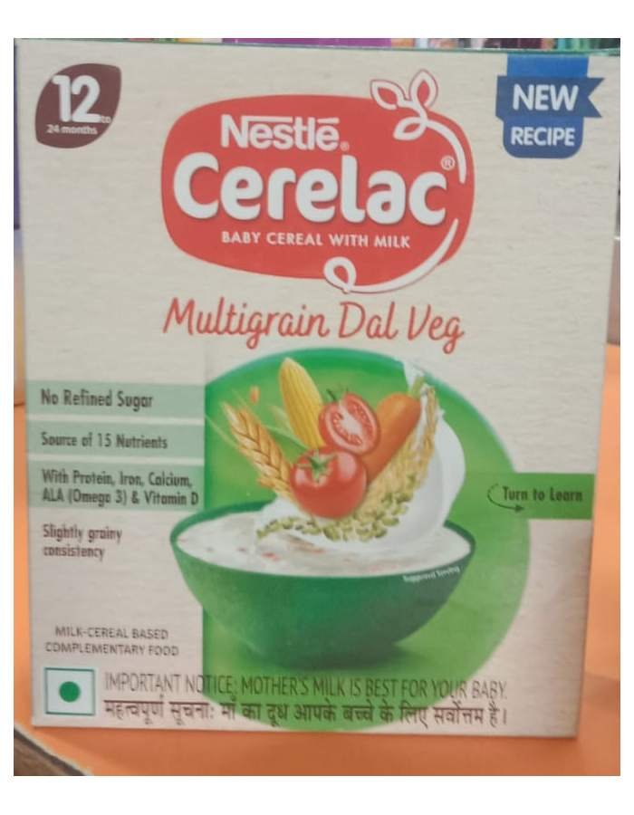 NESTLE CERELAC MULTIGRAIN DAL VEG 12 TO 24 MONTHS 300G