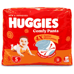HUGGIES COMFY PANTS S SIZE 5PANTS