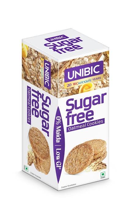 UNIBIC SUGAR FREE OATMEAL COOKIES 67.5G