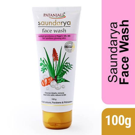 PATANJALI SAUNDARYA FACE WASH 100G
