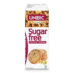 UNBIC SUGAR FREE CASHEW COOKIES 67.5G