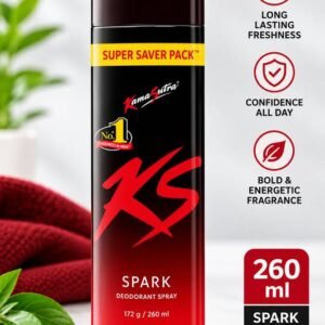 KS SPARK DEODORANT SPRAY 220ML