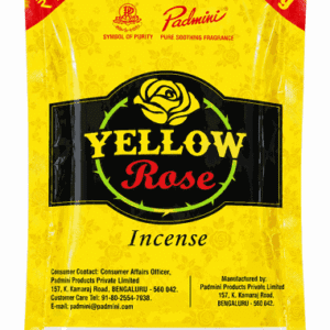 PADMINI YELLOW ROSE AGRABATTI 125G