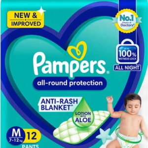 PAMPERS MEDIUM SIZE 12 PANTS