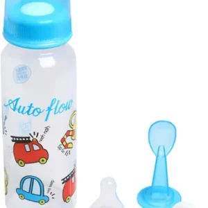 AUTO FLOW POPULAR FEEDING BOTTLE WITH SILICONE NIPPLE 250ML