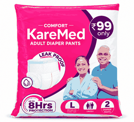 KAREMED ADULT DIAPER PANTS LARGE SIZE 2 PANTS