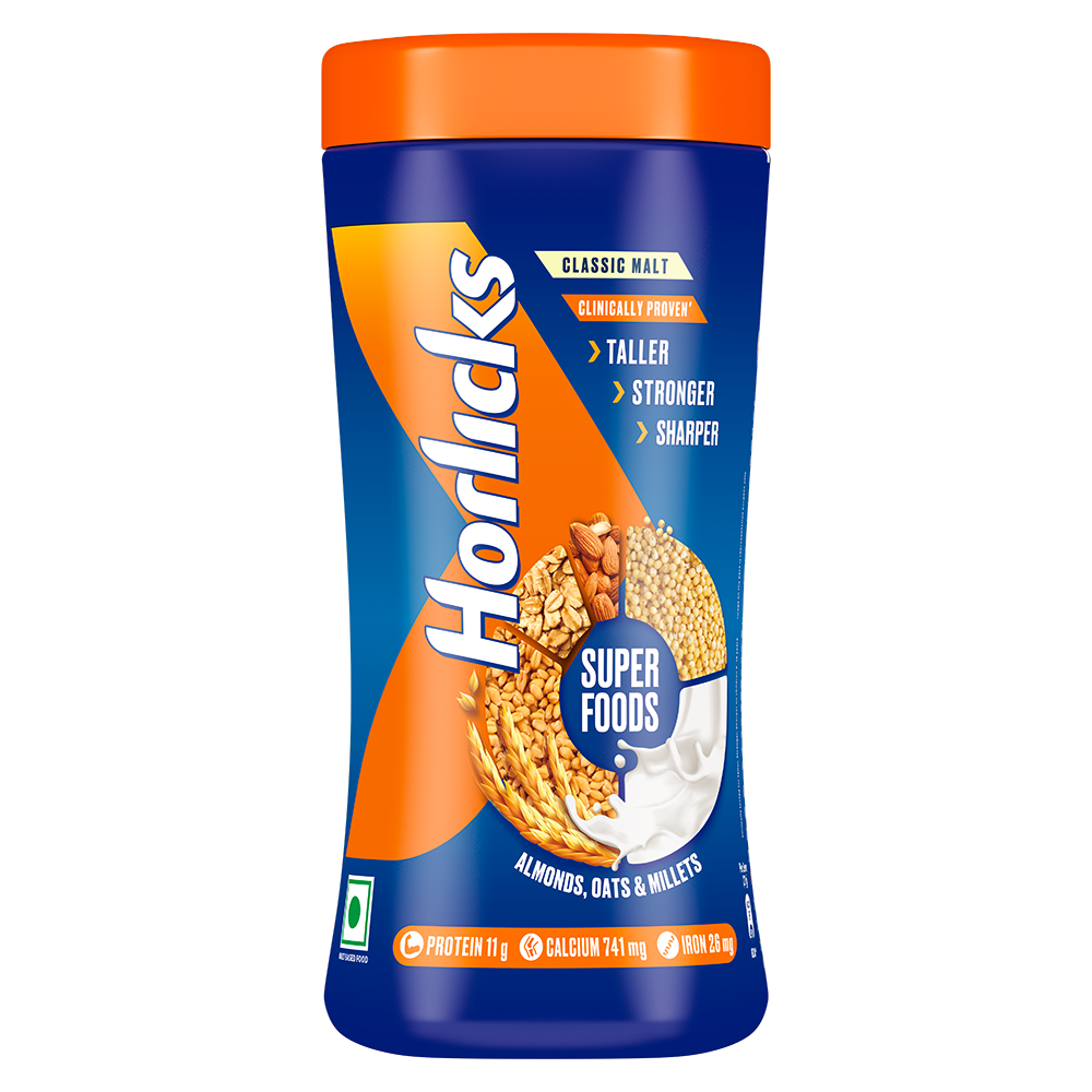 HORLICKS ALMONDS OATS AND MILLETS 500G