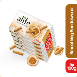 ALIFE SOOTHING SANDALWOOD SOAP 100G