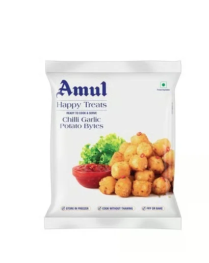 AMUL CHILLI GARLIC POTATO BYTES 400G