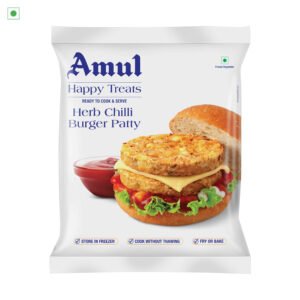 AMUL HERB CHILLI BURGER PATTY 360G