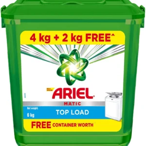 ARIEL TOP LOAD DETERGENT POWDER 4KG+2KG