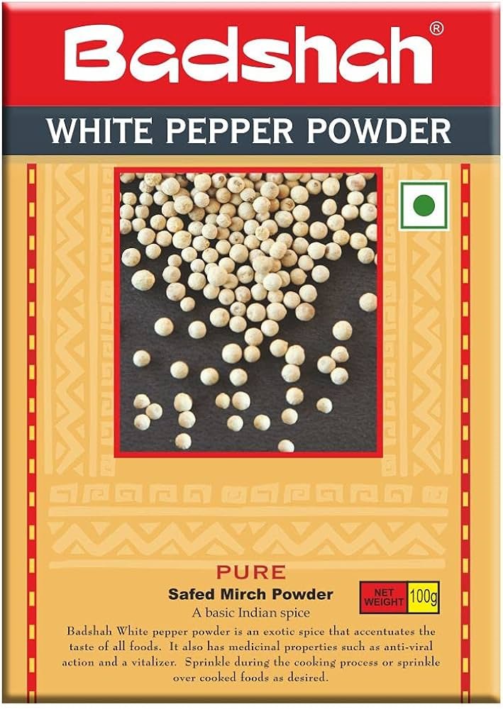 BADSHAH WHITE PEPPER POWDER 100G