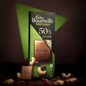 CADBURY BOURNVILLE FRUIT&NUT DARK CHOCOLATE 30G