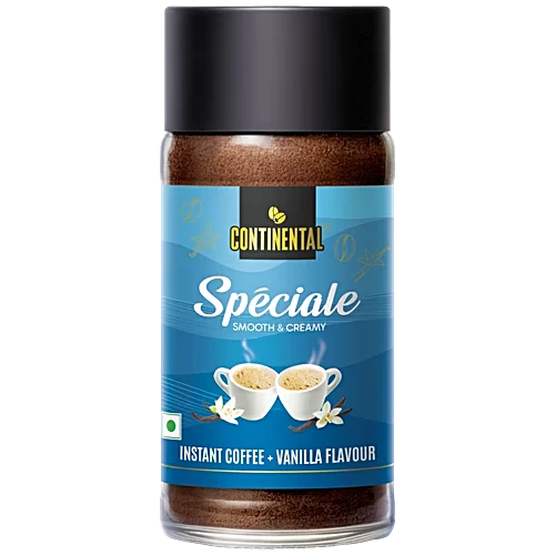 CONTINENENTAL SPECIALE INSTANT COFFEE+VANILLA FLAVOUR 50GM