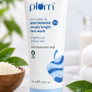 PLUM RICE WATER & NIACINAMIDE FACE WASH 100ML