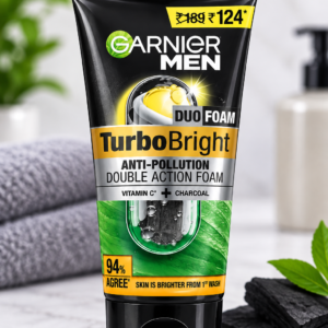 GARNIER MEN TURBOBRIGHT ANTI-POLUTION FACE WASH 50GM