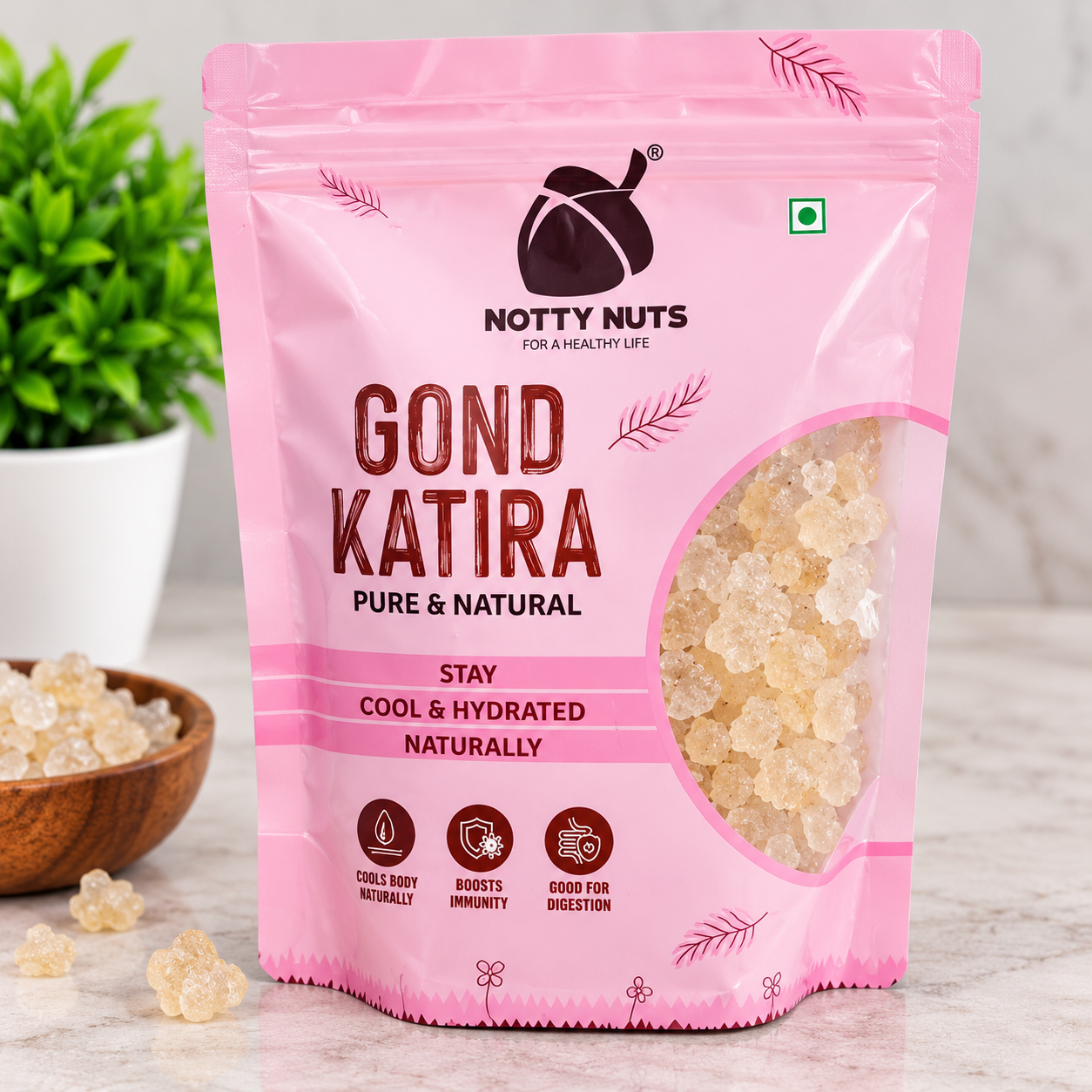 NOTTY NUTS GOND KATIRA 250GM