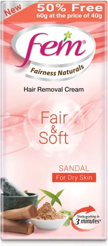 FEM FAIR & SOFT SANDAL HAIR REMOVAL CREAM 60G