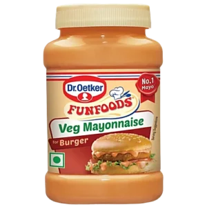 FUNFOODS VEG MAYONNAISE BURGER 250GM