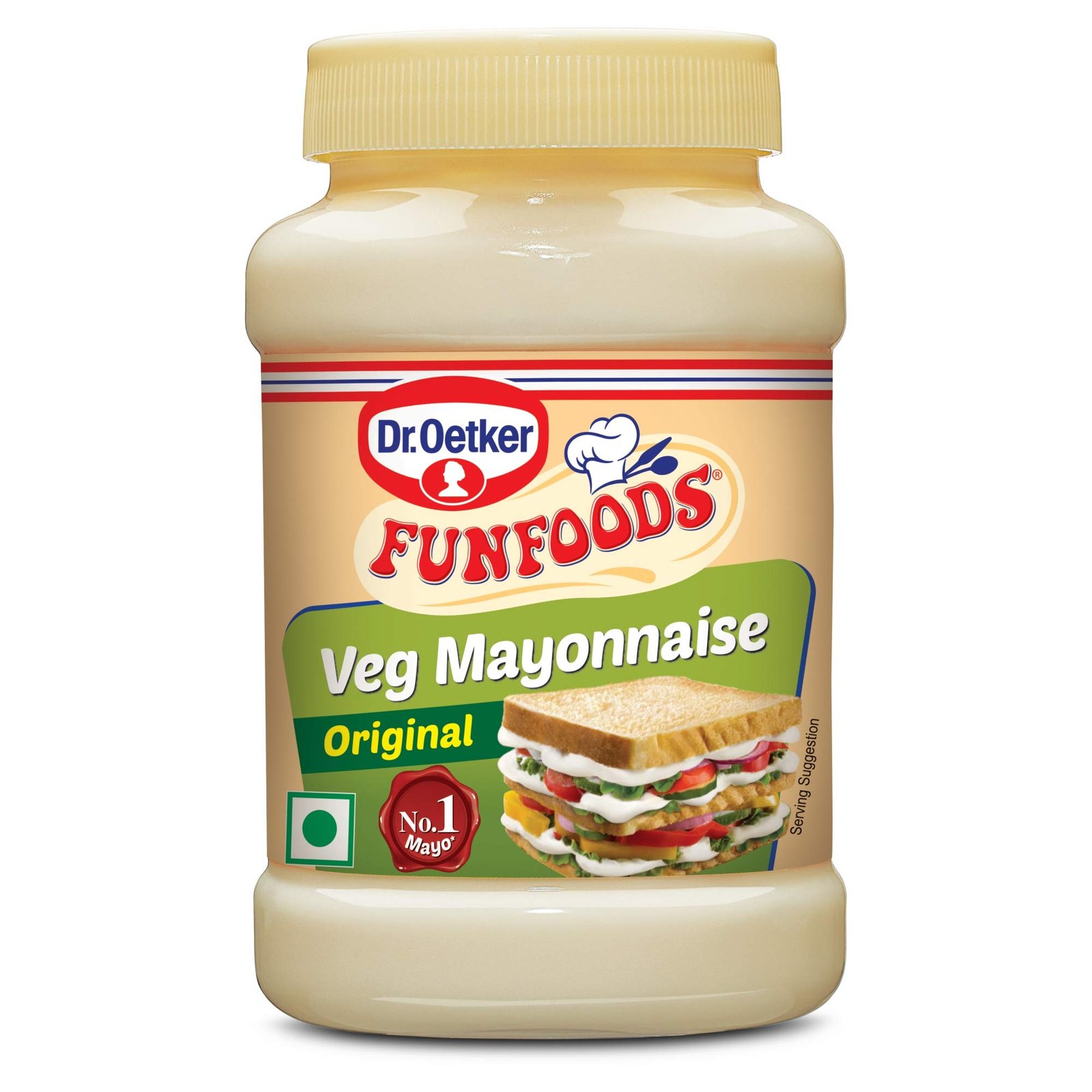 FUNFOODS VEG MAYONNAISE ORIGINAL 250GM