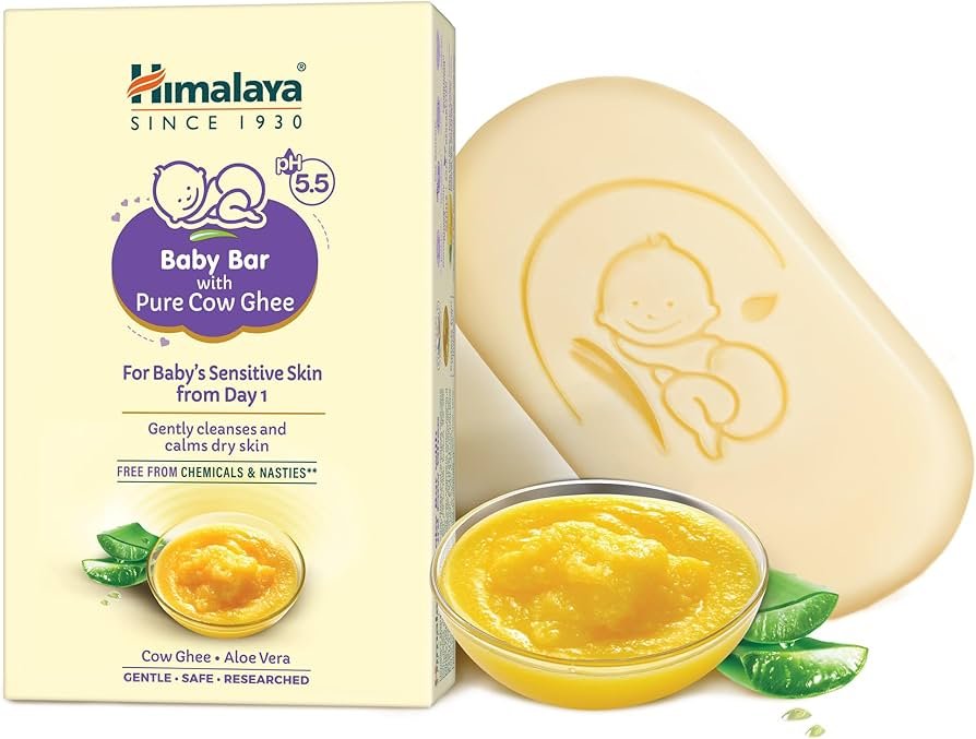 HIMALAYA BABY BAR PURE COW GHEE ALOE VERA 75G