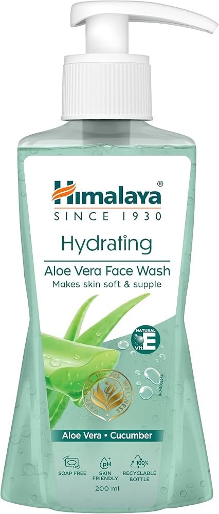 HIMALAYA HYDRATING ALOE VERA FACE WASH 200ML