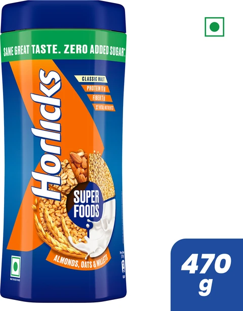 HORLICKS ALMONDS OATS & MILLETS 470G
