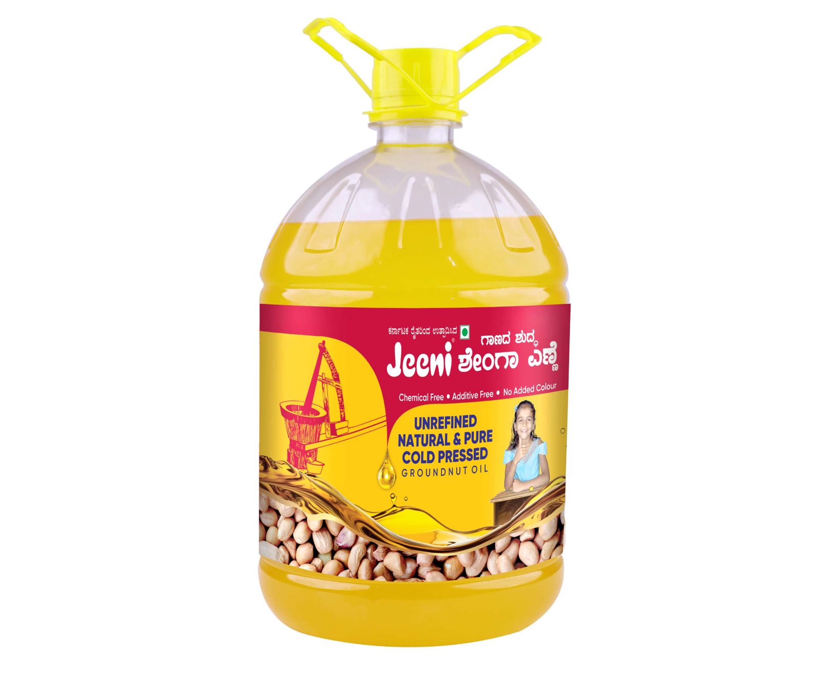 JEENI GROUNDNUT OIL 5LTR