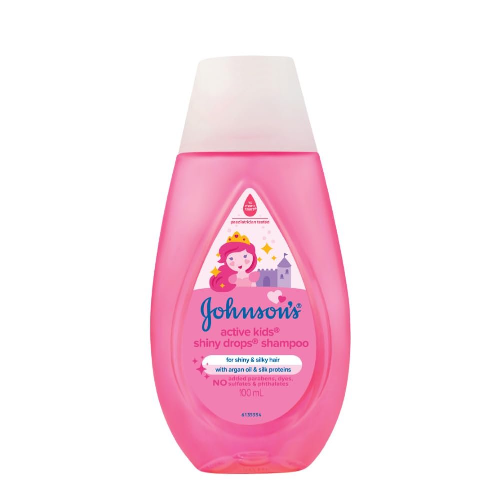 JOHNSONS ACTIVE KIDS SHINY DROPS SHAMPOO 100ML