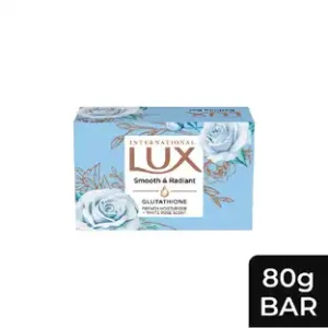 LUX SMOOTH AND RADIANT GLUTATHIONE SOAP 80GM