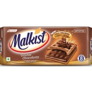 MALKIST DOUBLE CHOCOLATEY CRACKER BISCUITS 144G