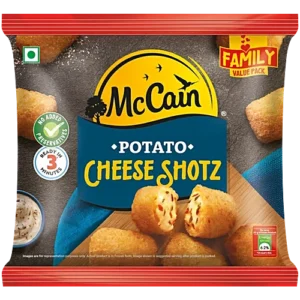 MCCAIN POTATO CHEESE SHOTZ 400GM
