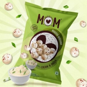 MOM CREAM N ONION ROASTED MAKHANA 60G