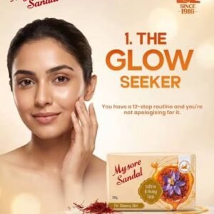 MYSORE SANDAL SAFFRON & HONEY SOAP 400G