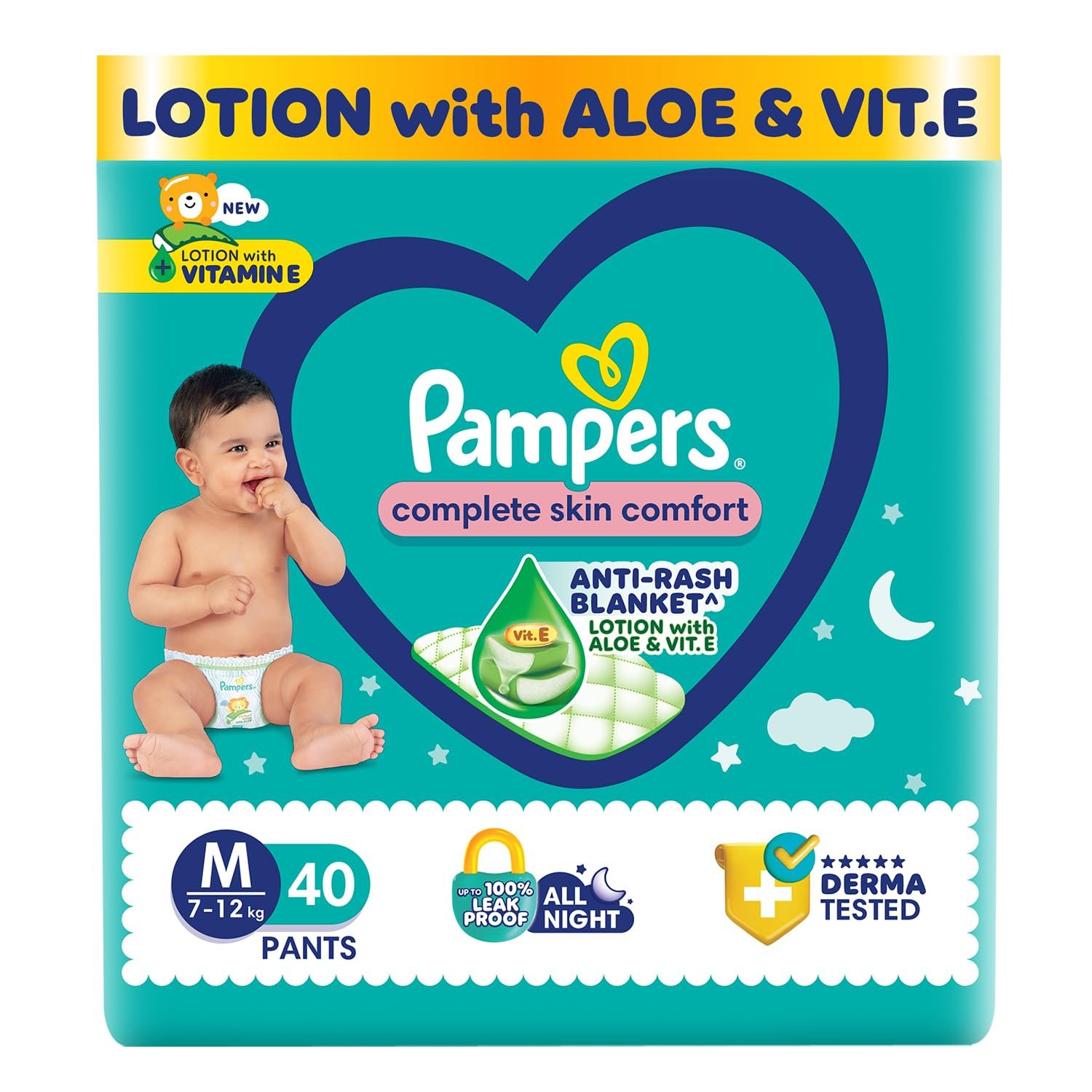 PAMPERS MEDIUM SIZE 40 PANTS