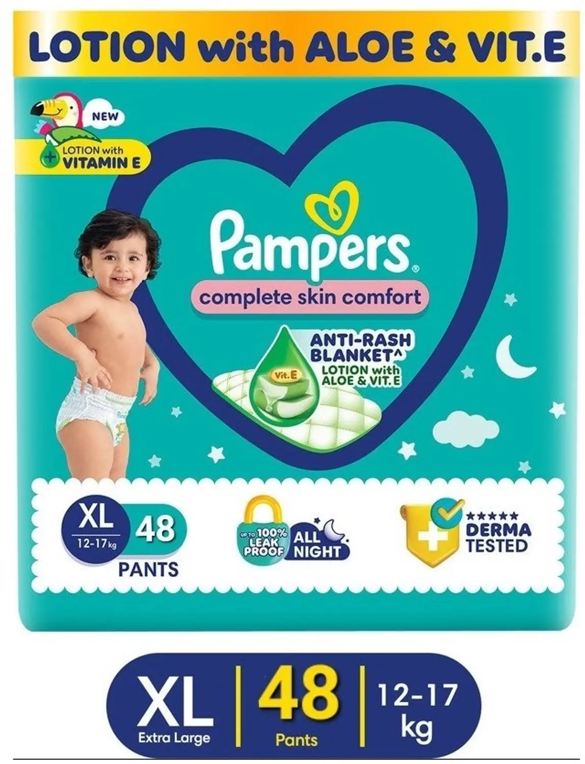 PAMPERS XL SIZE 48PANTS