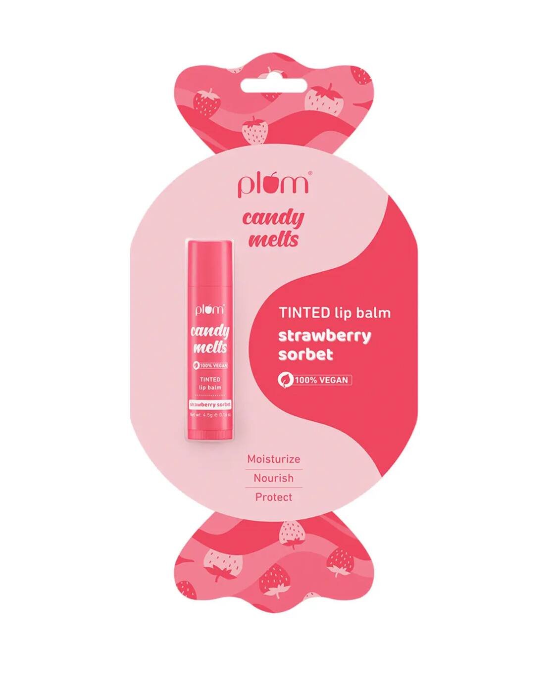 PLUM CANDY MELTS STRAWBERRY SORBET LIP BALM