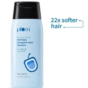 PLUM COCONUT MILK & PEPTIDES STRENTH & SHINE SHAMPOO 75ML