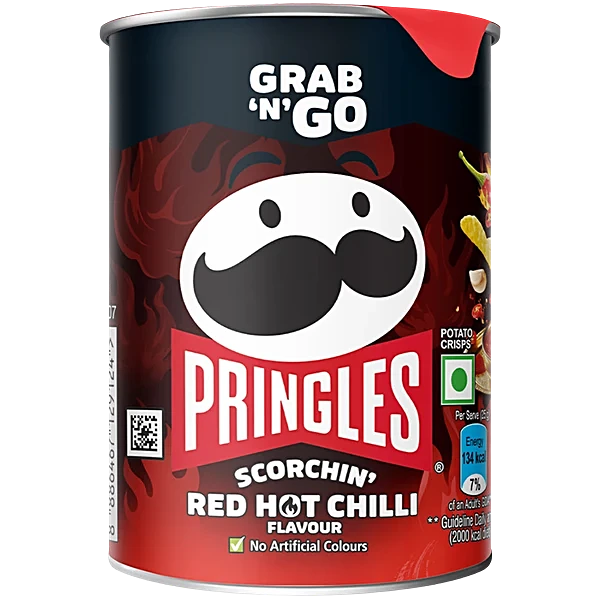 PRINGLES RED HOT CHILLI 40G