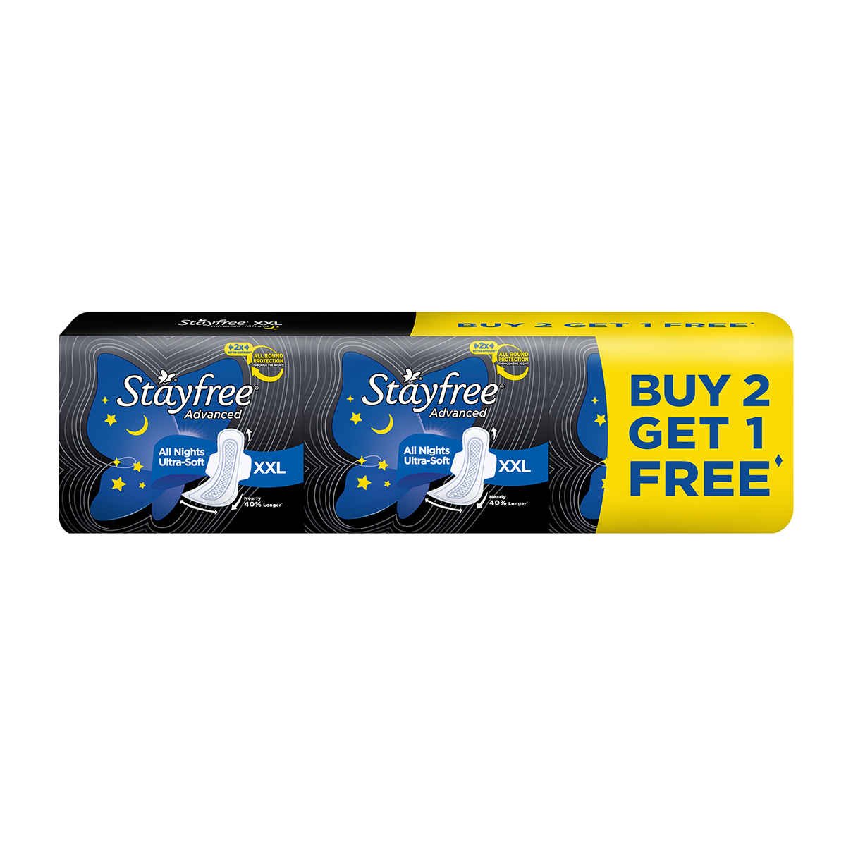 STAYFREE XXL BUY 2 GET 1 FREE 14+7 UNITS