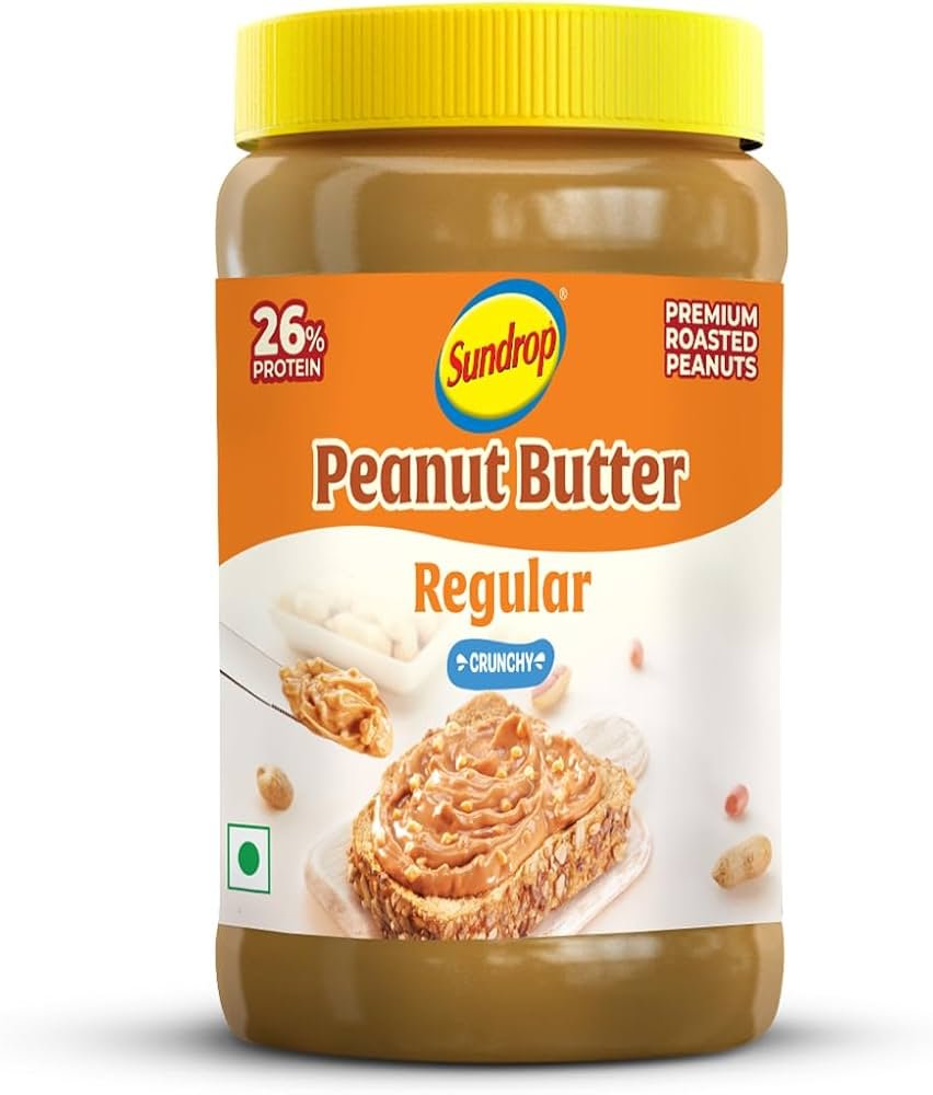 SUNDROP PEANUT BUTTER REGULAR CRUNCHY 924GM