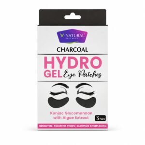V-NATURAL CHARCOAL HYDROGEL EYE PATCHES PAIRS 3