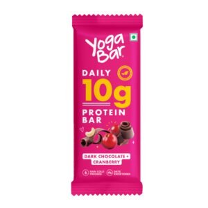 YOGA BAR DARK CHOCOLATE+CRANBERRY 50G