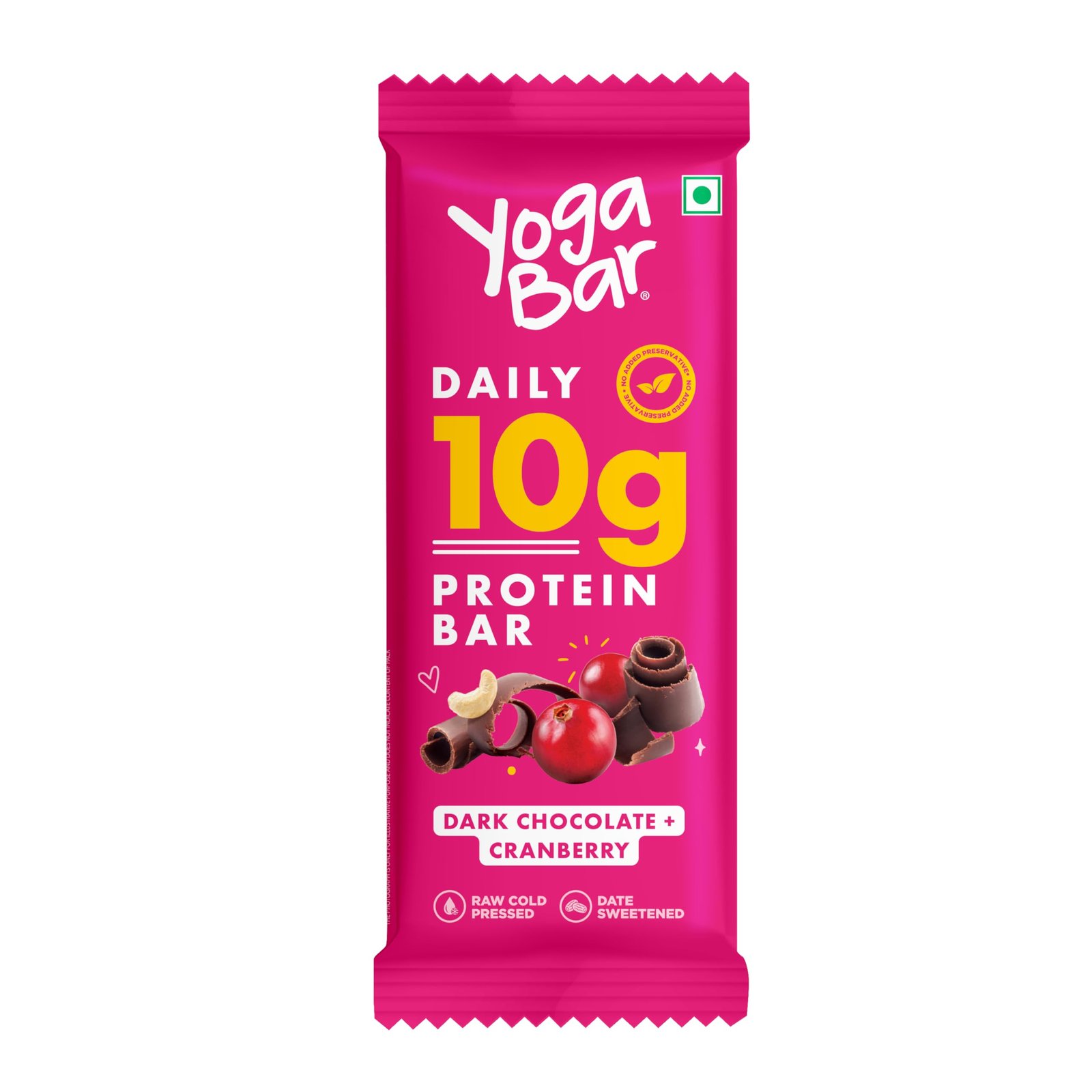 YOGA BAR DARK CHOCOLATE+CRANBERRY 50G