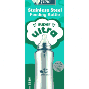AUTO FLOW STAINLESS STEEL FEEDING BOTTLE 240ML